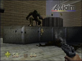 Turok 2 - Seeds of Evil (USA) (Kiosk Demo) In game screenshot